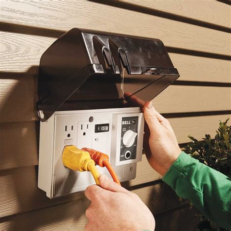 electrical supply outdoor outlet box sealed|how to seal outdoor outlet box.